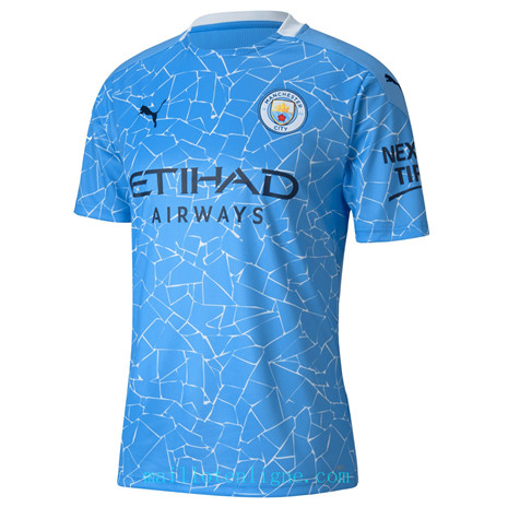 Thai Maillot de Manchester City Domicile 2020 2021