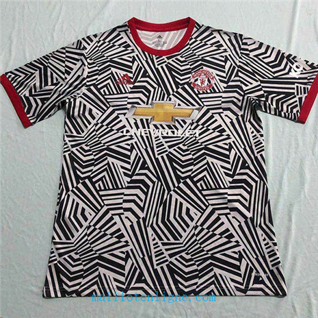 Thai Maillot de Manchester United pre-match 2020 2021