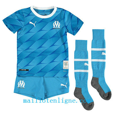 Maillot Marseille Enfant Exterieur Bleu 2019 2020