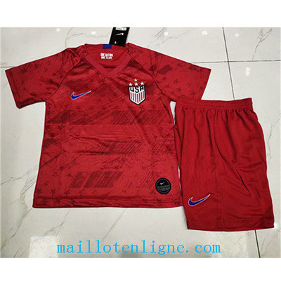 Maillot États-Unis Enfant Exterieur 4 stars Rouge 2019 2020