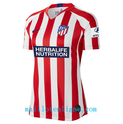 Maillot Atletico Madrid Femmes Domicile 2019 2020