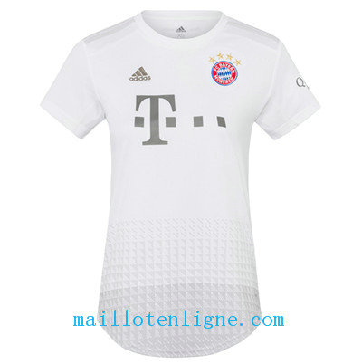 Maillot Bayern Munich Femme Exterieur Blanc 2019 2020