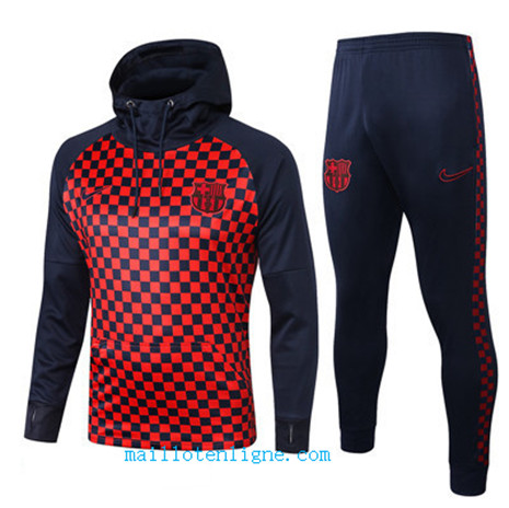 Maillotenligne Sweat à capuche Barcelone Rouge Grille 2019/2020