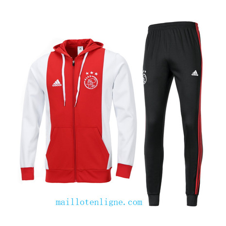 Maillotenligne Sweat à capuche Bayern Munich Rouge/Blanc 2019/2020