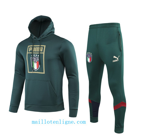 Maillotenligne Sweat a capuche Italie Vert 2019/2020