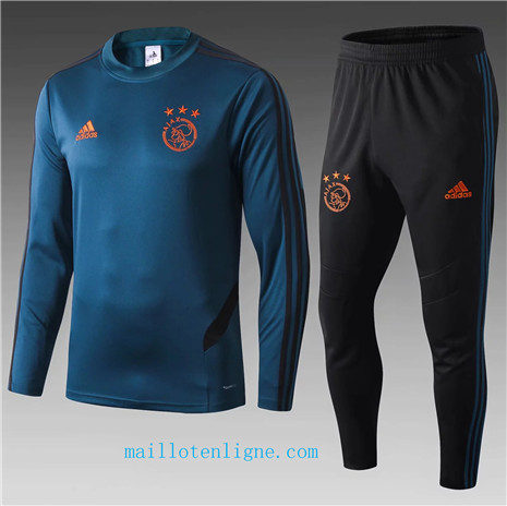 Ensemble foot Ajax Enfant Survetement Bleu Marine 2019/2020