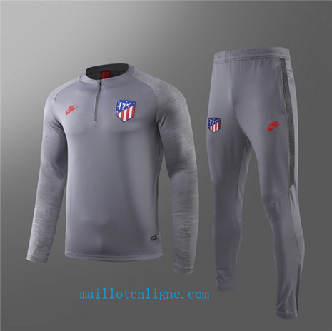 Ensemble foot Atletico Madrid Enfant Survetement Gris 2019/2020