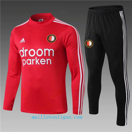 Ensemble foot Feyenoord Droom Parken Enfant Survetement Rouge 2019/2020