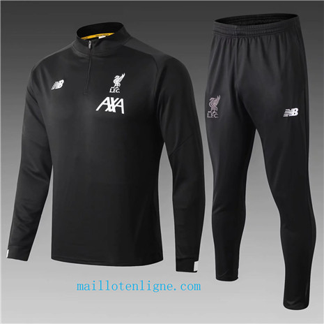 Ensemble foot Liverpool Enfant Survetement Noir 2019/2020