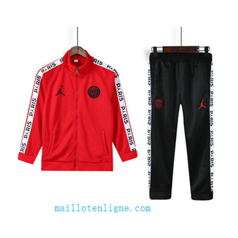 Veste Paris Saint-Germain Enfant Survetement Rouge 2019/2020