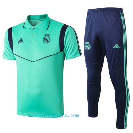 Maillot de foot Ensemble foot Real Madrid Training polo Vert 2019/2020