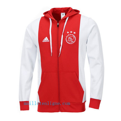 Sweat à Capuche Bayern Munich 2019/2020 Rouge/Blanc