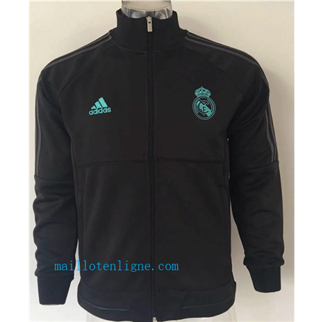 Veste foot Real Madrid 2019/2020 Noir/Vert bande