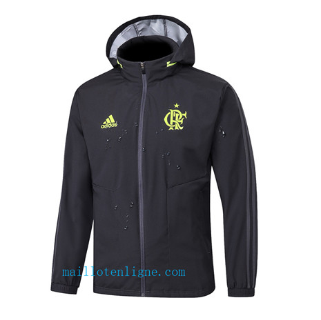 Veste foot Flamengo Coupe vent 2019/2020 2019/2020 Noir/Vert bande