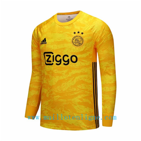 Maillot de foot Ajax Gardien de but Manche Longue Jaune 2019 202