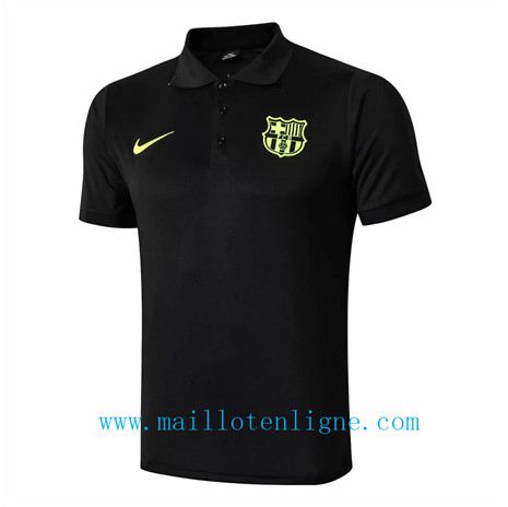 Maillot de foot Barcelone Pré-Match Noir POLO 2019 2020