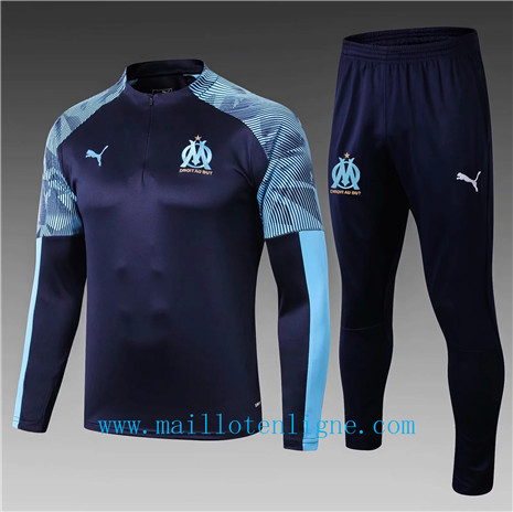 Ensemble foot Marseille Enfant Survetement Bleu Marine 2019 2020