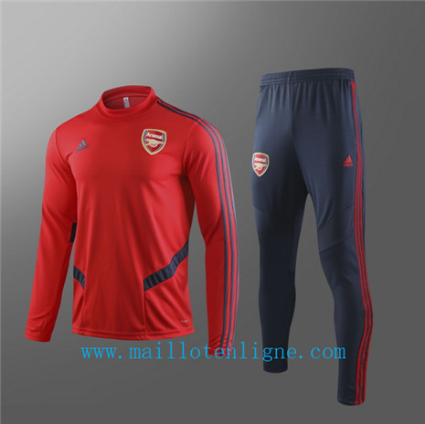 Ensemble foot Arsenal Enfant Survetement Rouge/Bleu 2019 2020