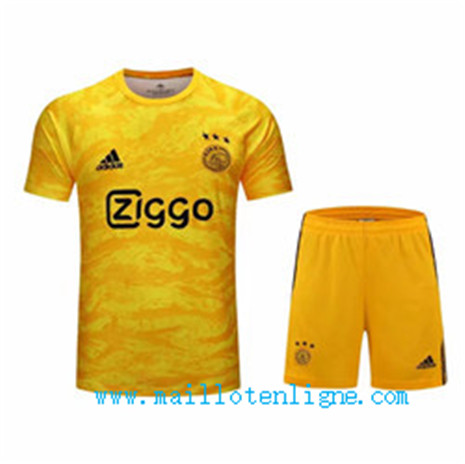 Maillot de foot Ensemble foot Ajax Gardien de but Jaune 2019 202