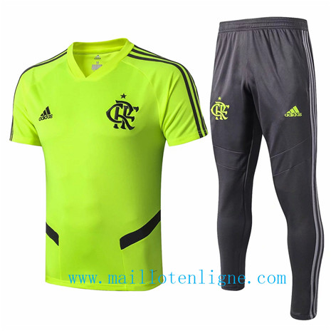 Maillot de foot Ensemble foot Flamengo Entrainement Vert/Noir 20