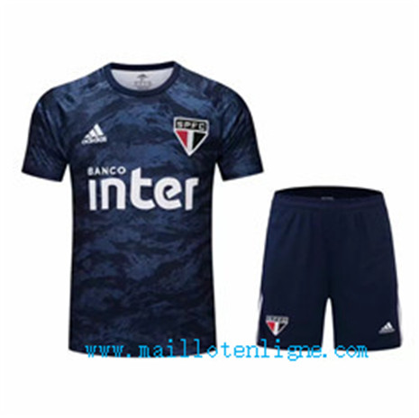 Maillot de foot Ensemble foot Sao Paulo Gardien de but Bleu Mari