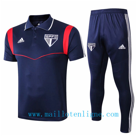 Maillot de foot Ensemble foot Sao Paulo Entrainement Bleu 2019 2