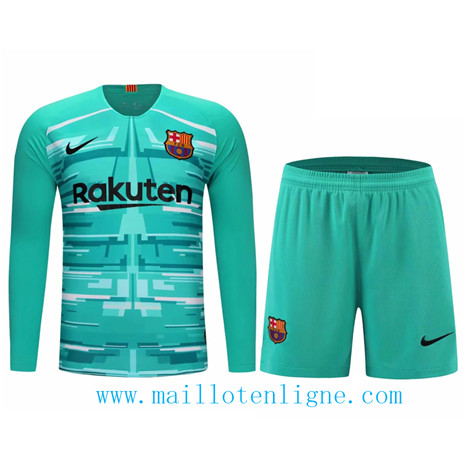 Maillot de foot Ensemble foot Barcelone Gardien de but Vert 2019