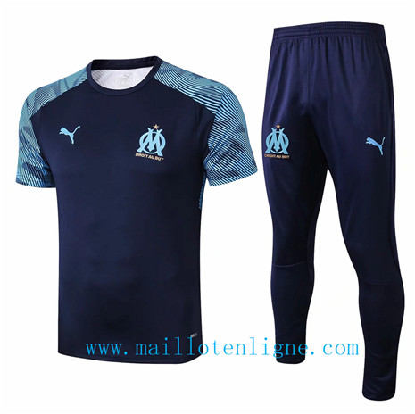 Maillot de foot Ensemble foot Marseille Entrainement Bleu 2019 2