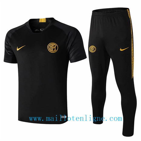 Maillot de foot Ensemble foot Inter Milan Entrainement Noir 2019