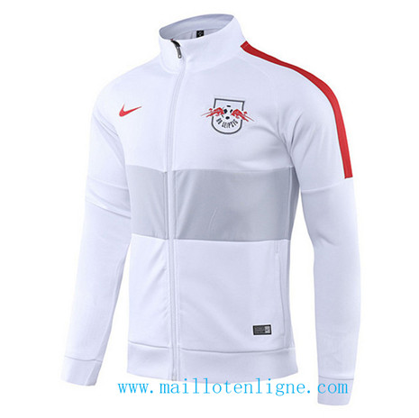 D208 Vestes foot Bull Leipzig Blanc/Bleu Marine 2019 2020