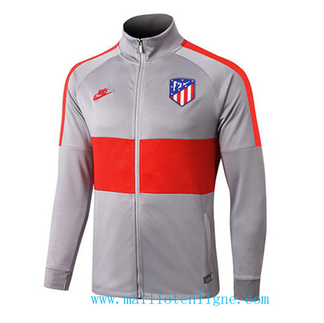 D210 Vestes foot Atletico de Madrid Gris/Rouge 2019 2020