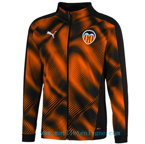 D219 Vestes foot Valence Noir Jaune 2019 2020