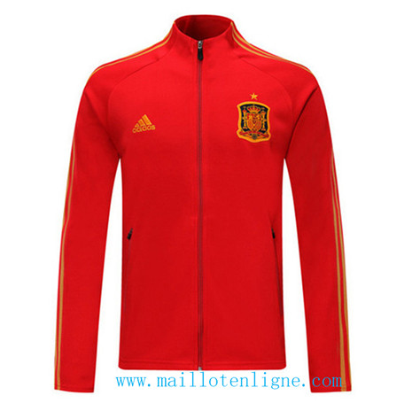 D235 Vestes foot Espagne Rouge 2019 2020