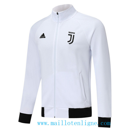 D273 Vestes foot Juventus Blanc/Noir 2019 2020