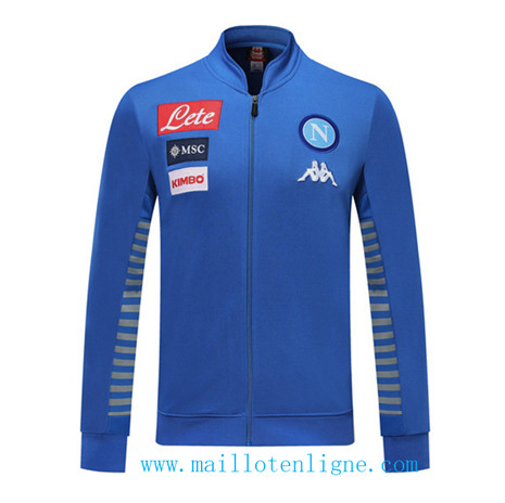 D288 Vestes foot Naples Bleu/Gris 2019 2020