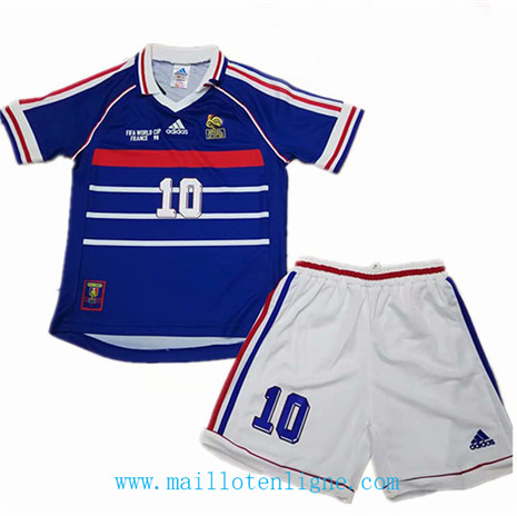 Maillot du Retro 1998 France Enfant Domicile