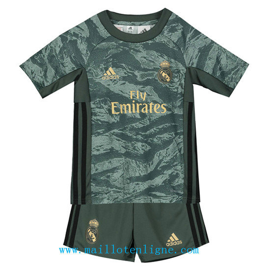 Maillot Real Madrid Enfant Gris/Vert 2019/2020