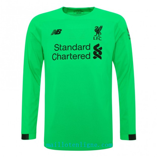 Maillot de foot Liverpool Goalkeeper Manche Longue Vert 2019/202