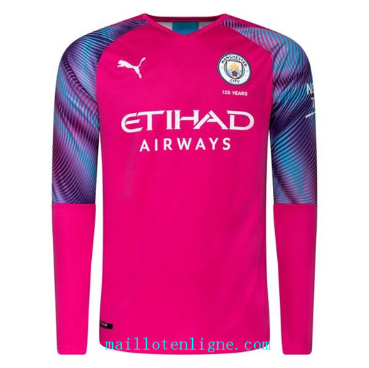 Maillot de foot Manchester City Goalkeeper Orange Manche Longue