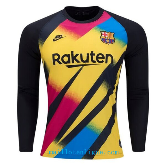 Maillot de foot Barcelone Goalkeeper Manche Longue Noir 2019/202