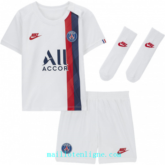 Maillot de foot PSG Enfant Third Blanc 2019/2020
