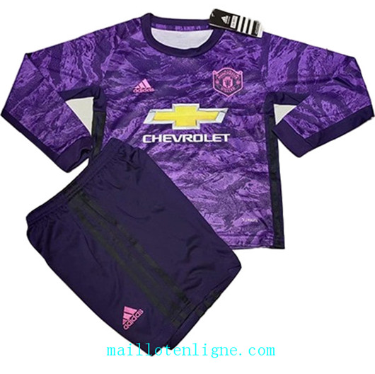 Maillot de foot Manchester United Enfant Goalkeeper Manche Longu