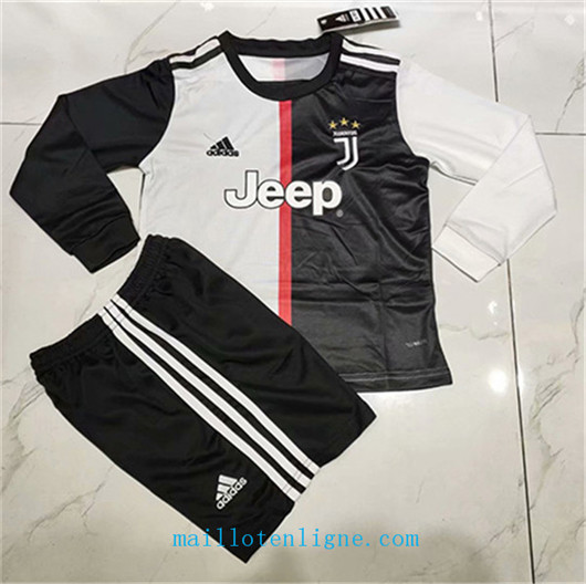 Maillot de foot Juventus Enfant Domicile Manche Longue 2019/2020