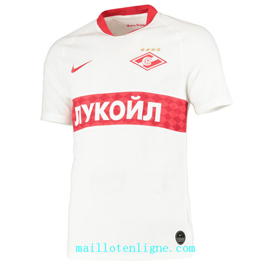 Maillot de foot Spartak Moscou Exterieur Blanc 2019/2020