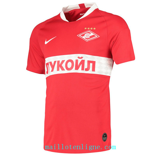 Maillot de foot Spartak Moscou Domicile Rouge 2019/2020