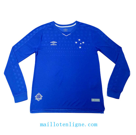 Maillot de foot Cruzeiro Domicile Manche Longue Bleu 2019/2020