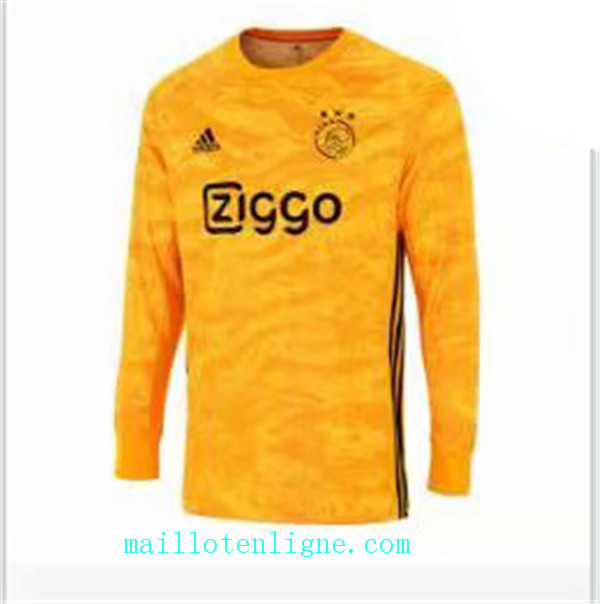 Maillot de foot Ajax goalkeepers Manche Longue Jaune 2019/2020