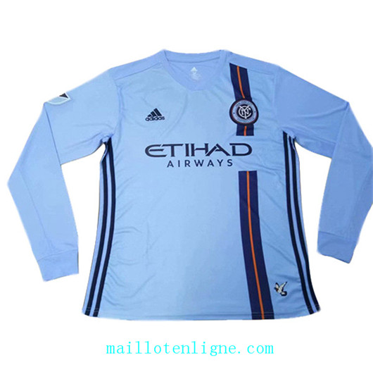 Maillot de foot New York City Domicile Manche Longue Bleu 2019/2