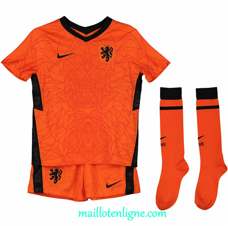 ML011 Maillot du Pays Bas Enfant Domicile EURO 2020