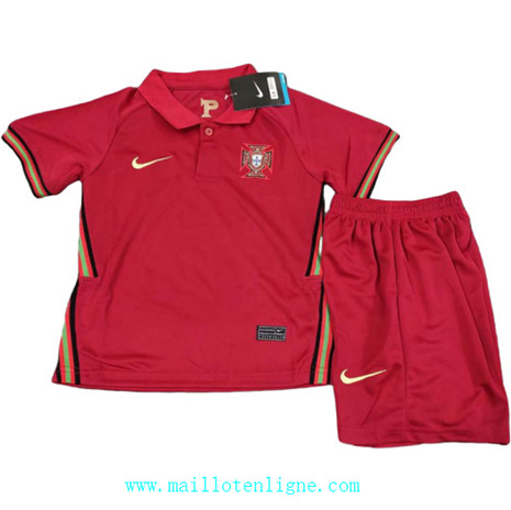 ML012 Maillot du Portugal Enfant Domicile EURO 2020